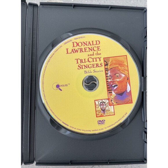 Donald Lawrence and the Tri-City Singers Bible Stories DVD 2004 Special Edition - Picture 4 of 5